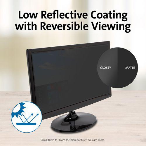Magnetic Monitor Privacy Screen for 21.5" Widescreen Flat Panel Monitors, 16:9 Aspect Ratio. Picture 5
