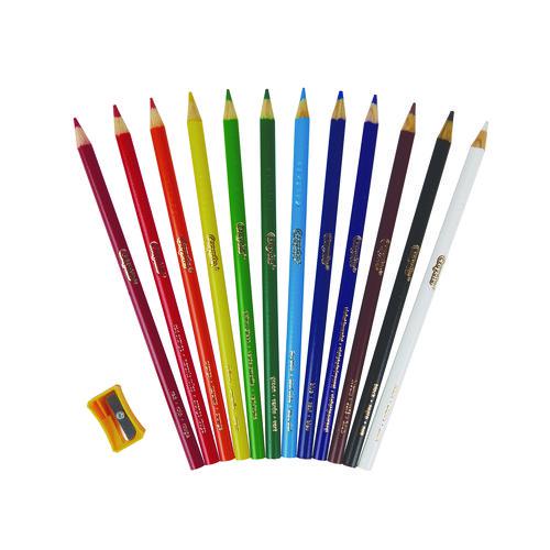 Color Pencil Classpack Set with (240) Pencils and (12) Pencil Sharpeners, Assorted Lead and Barrel Colors, 240/Pack. Picture 5