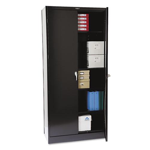 78" High Deluxe Cabinet, 36w x 18d x 78h, Black. Picture 1