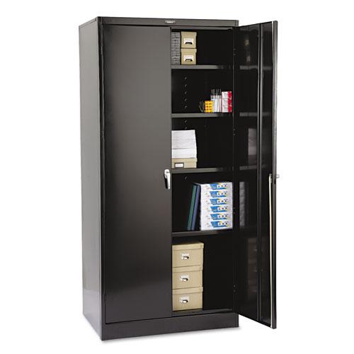 78" High Deluxe Cabinet, 36w x 24d x 78h, Black. Picture 1