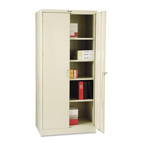78" High Deluxe Cabinet, 36w x 24d x 78h, Putty. Picture 1