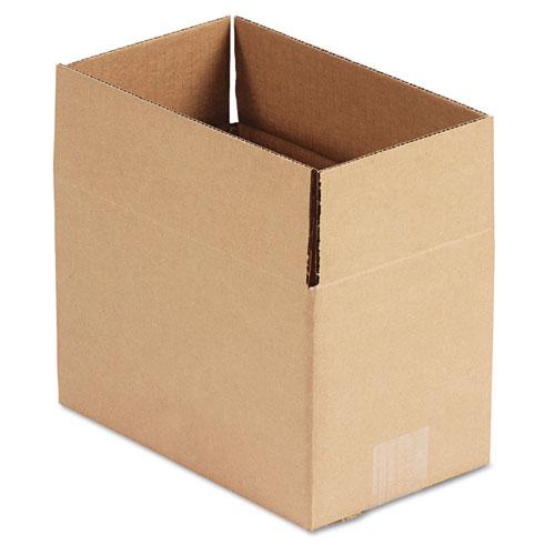 Fixed-Depth Corrugated Shipping Boxes, Regular Slotted Container (RSC), 6" x 10" x 6", Brown Kraft, 25/Bundle. Picture 1