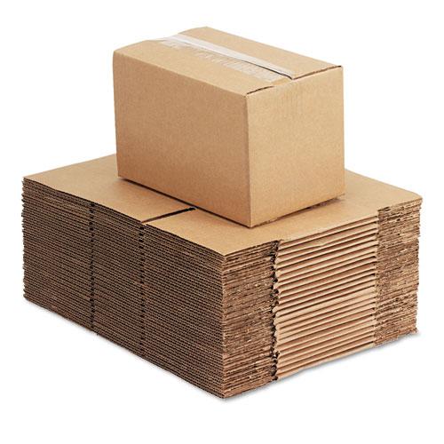 Fixed-Depth Corrugated Shipping Boxes, Regular Slotted Container (RSC), 6" x 10" x 6", Brown Kraft, 25/Bundle. Picture 3