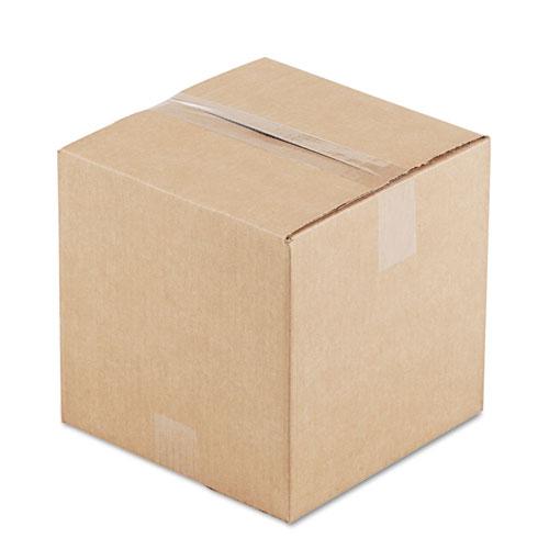 Cubed Fixed-Depth Corrugated Shipping Boxes, Regular Slotted Container (RSC), Large, 10" x 10" x 10", Brown Kraft, 25/Bundle. Picture 2