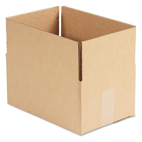Fixed-Depth Corrugated Shipping Boxes, Regular Slotted Container (RSC), 8" x 12" x 6", Brown Kraft, 25/Bundle. Picture 1