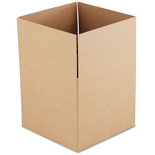 Fixed-Depth Corrugated Shipping Boxes, Regular Slotted Container (RSC), 18" x 18" x 16", Brown Kraft, 15/Bundle. Picture 1