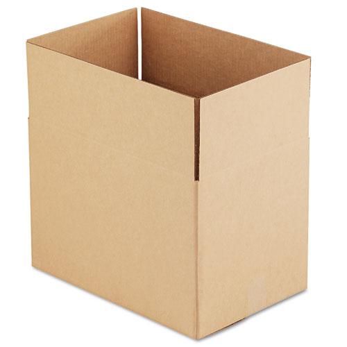 Fixed-Depth Corrugated Shipping Boxes, Regular Slotted Container (RSC), 12" x 18" x 12", Brown Kraft, 25/Bundle. Picture 1