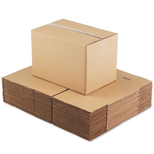 Fixed-Depth Corrugated Shipping Boxes, Regular Slotted Container (RSC), 12" x 18" x 12", Brown Kraft, 25/Bundle. Picture 3