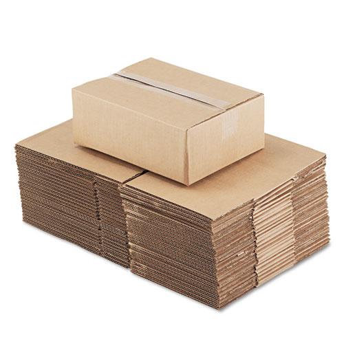 Fixed-Depth Corrugated Shipping Boxes, Regular Slotted Container (RSC), 9" x 12" x 4", Brown Kraft, 25/Bundle. Picture 3