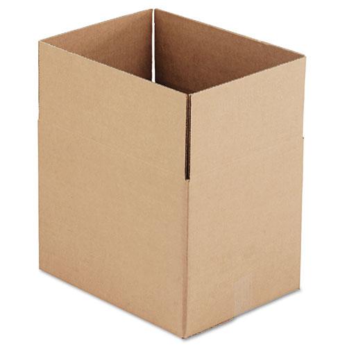 Fixed-Depth Corrugated Shipping Boxes, Regular Slotted Container (RSC), 12" x 16" x 12", Brown Kraft, 25/Bundle. Picture 1