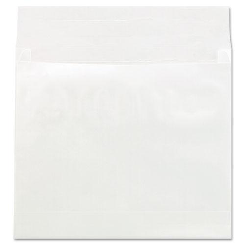 Deluxe Tyvek Expansion Envelopes, Open-Side, 4" Capacity, #15 1/2, Square Flap, Self-Adhesive Closure, 12 x 16, White, 50/CT. Picture 1