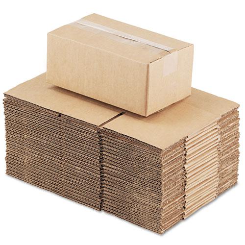 Fixed-Depth Corrugated Shipping Boxes, Regular Slotted Container (RSC), 6" x 10" x 4", Brown Kraft, 25/Bundle. Picture 3