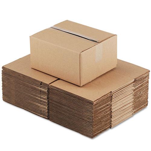 Fixed-Depth Corrugated Shipping Boxes, Regular Slotted Container (RSC), 10" x 12" x 6", Brown Kraft, 25/Bundle. Picture 3