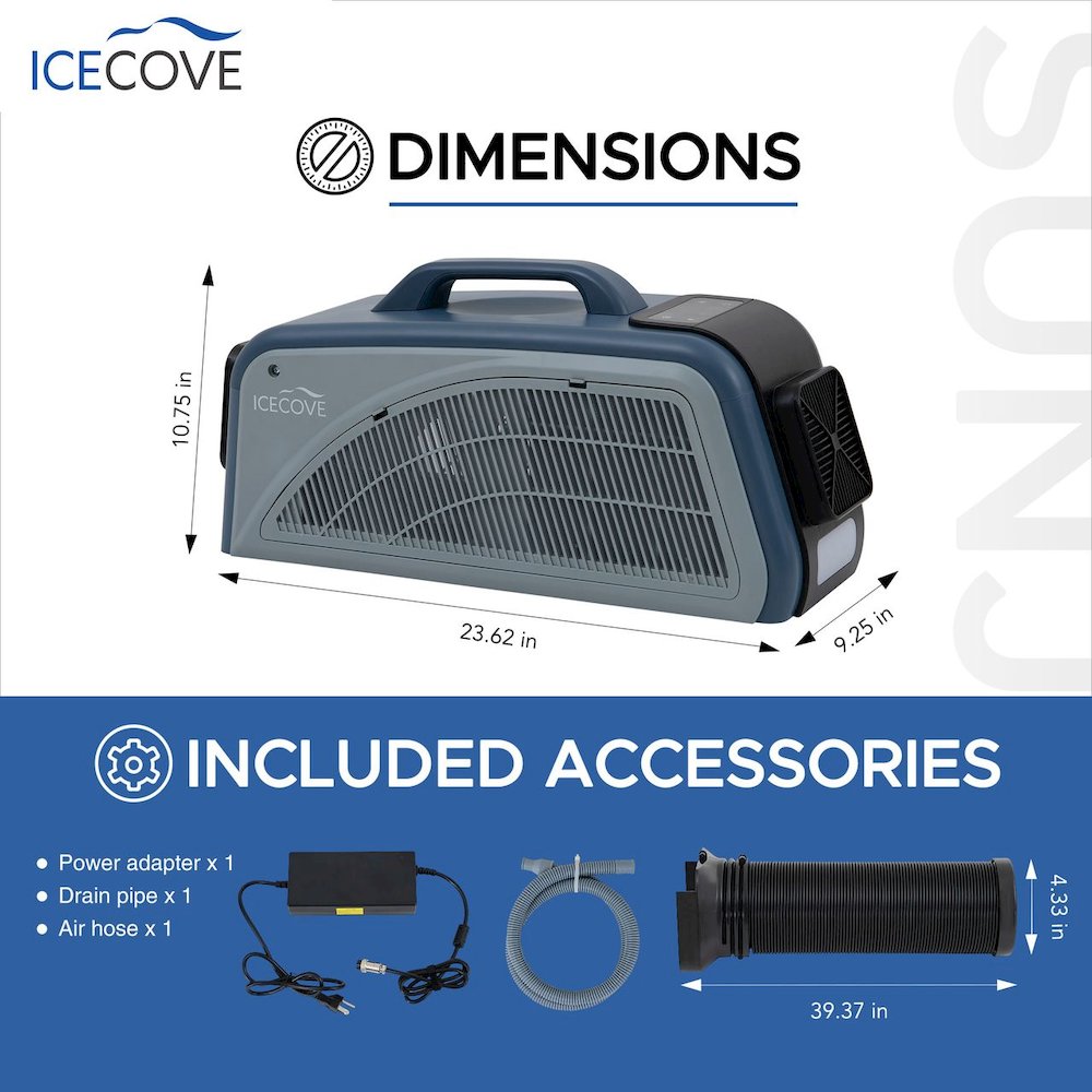 Sunjoy Portable Air Conditioner -Blue. Picture 4