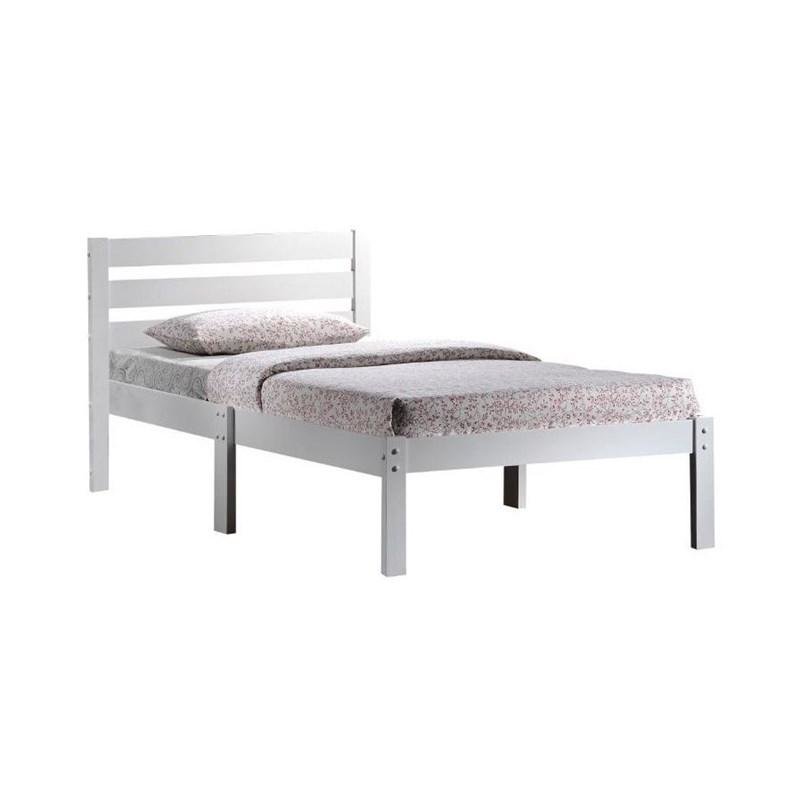 Popular White Twin Size Wood Slat Bed - 285246. Picture 1