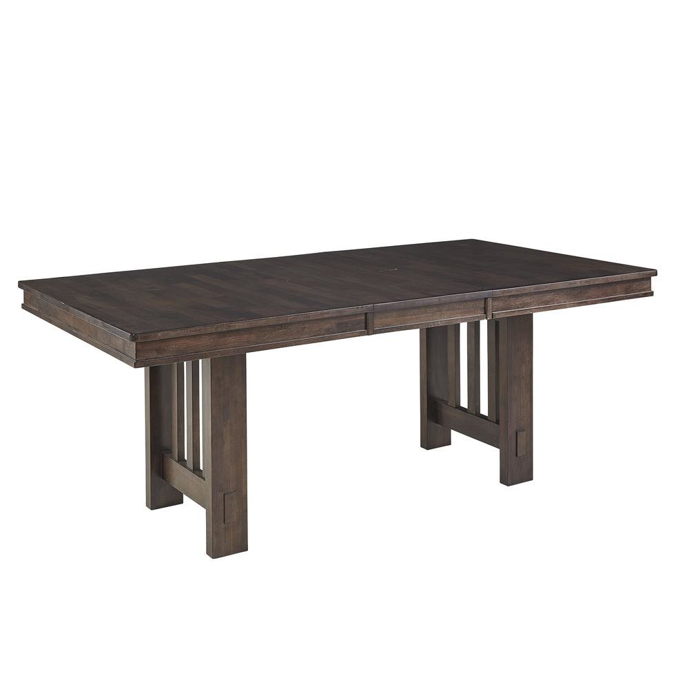 Transitional Trestle Dining Table with Slat Base, Belen Kox. Picture 2