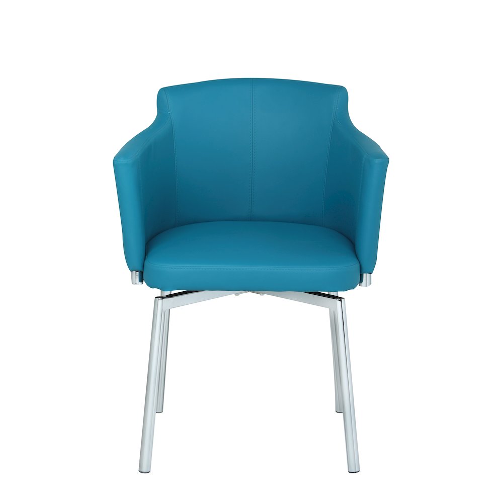 Modern Club Arm Chair with Memory Swivel. Picture 2