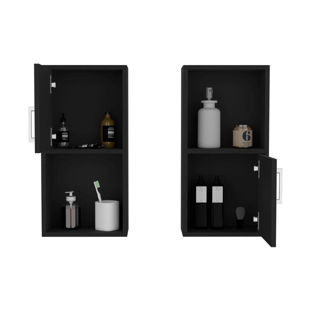 Medicine Cabinet Florence, Bathroom, Black. Picture 4