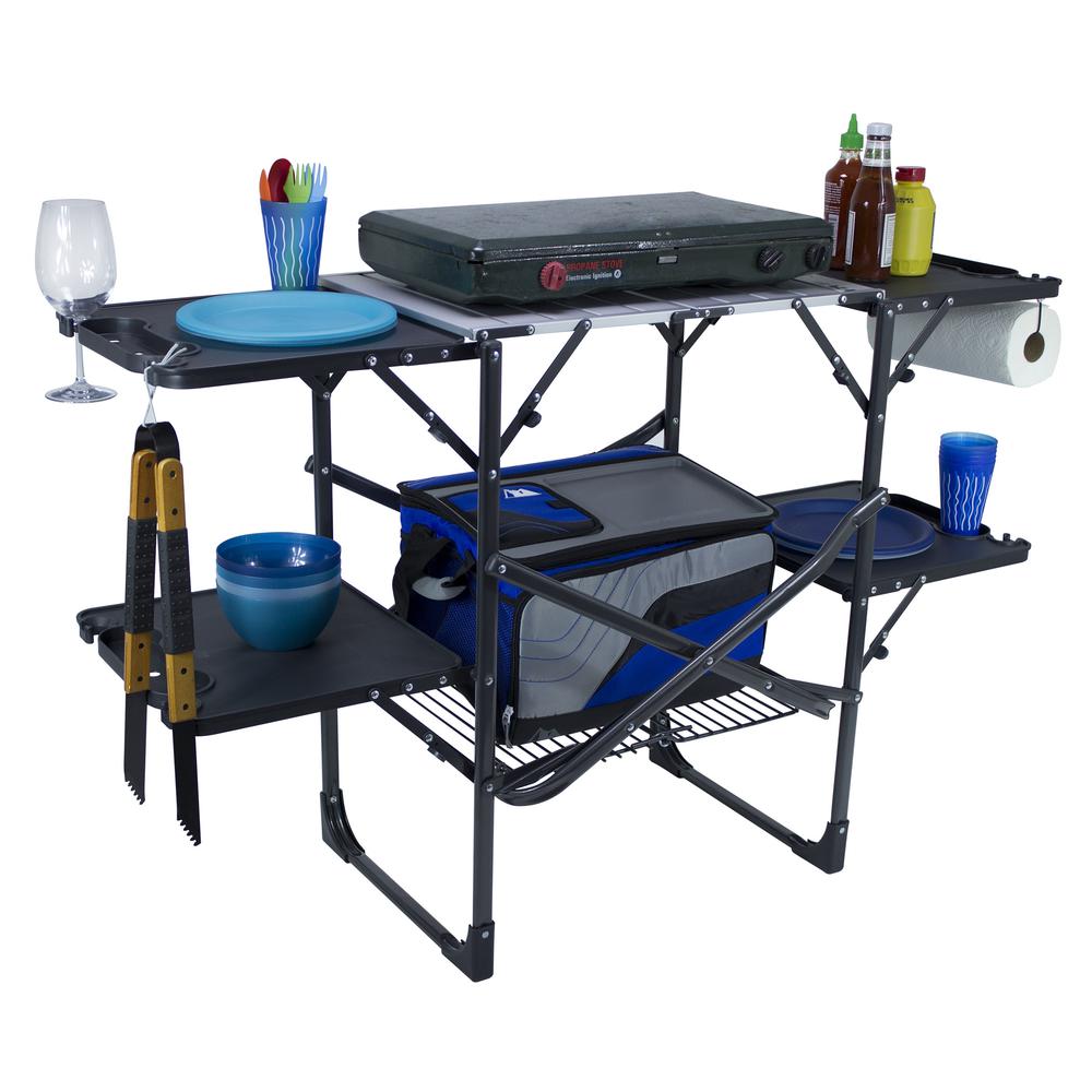 GCI Outdoor Slim-Fold Cook Station Portable Outdoor Folding Table. Picture 2