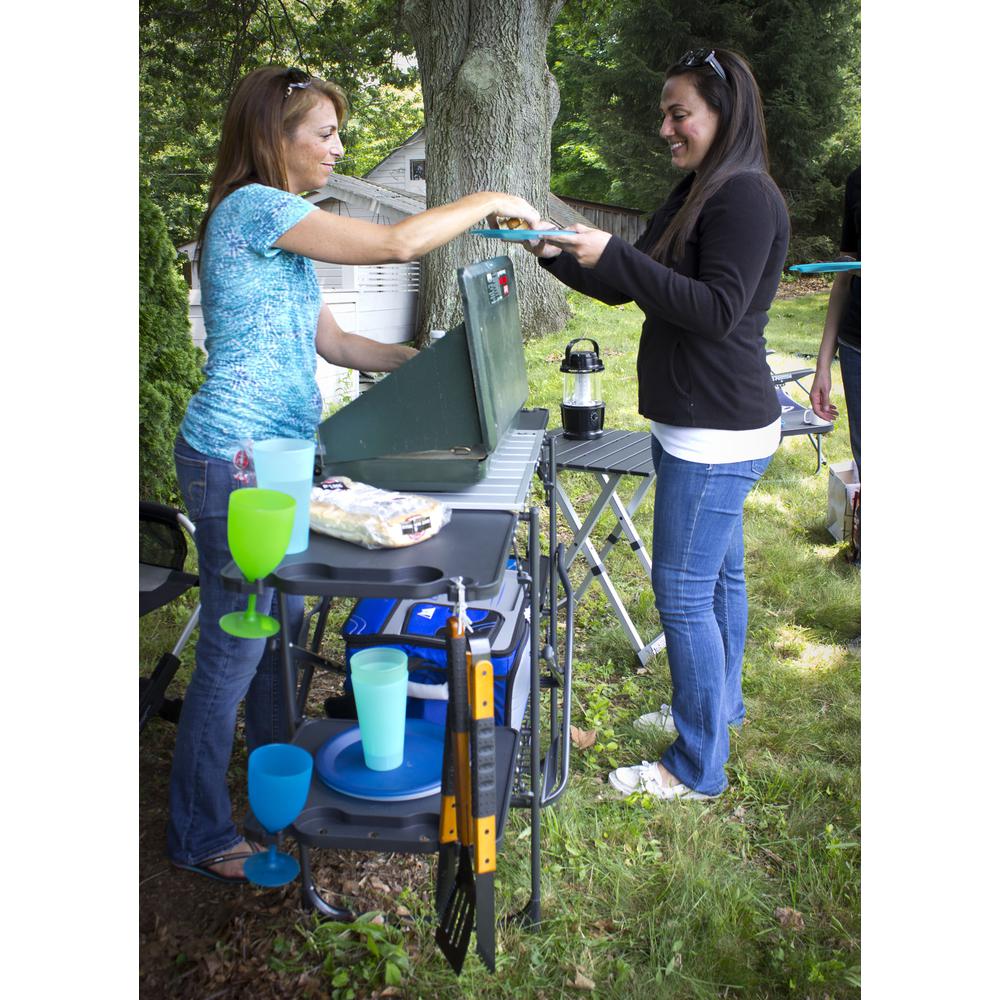 GCI Outdoor Slim-Fold Cook Station Portable Outdoor Folding Table. Picture 9