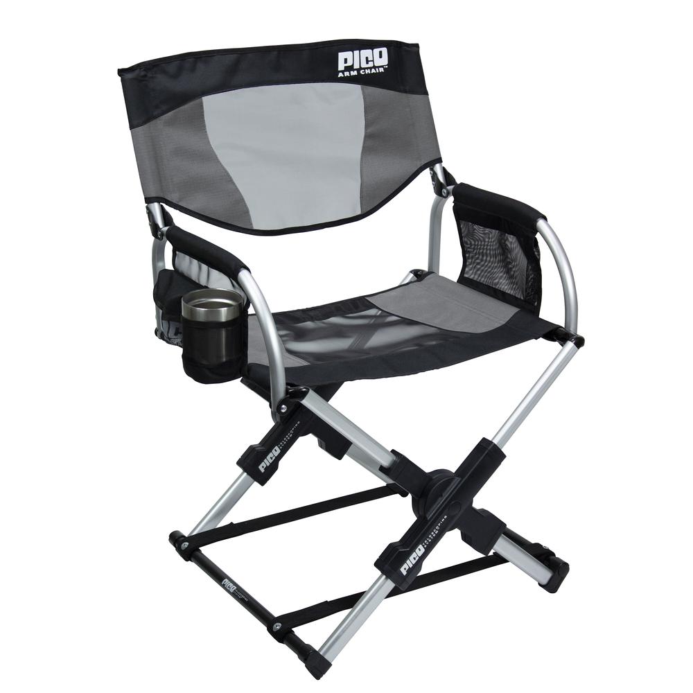 GCI Outdoor Pico Arm Chair Outdoor Folding Camping Chair With Carry Bag. Picture 1