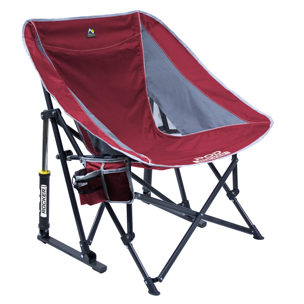 GCI Outdoor Pod Rocker Collapsible Rocking Chair & Outdoor Camping Chair. Picture 1