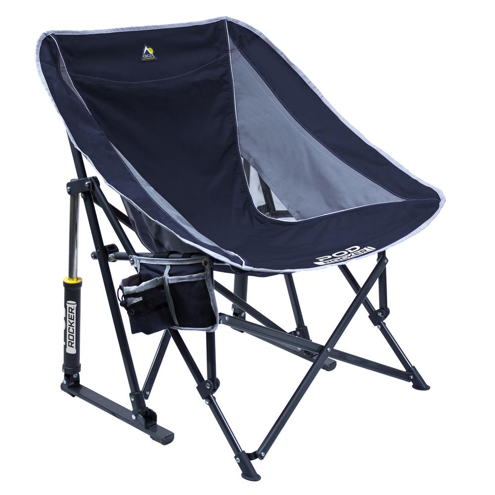 GCI Outdoor Pod Rocker Collapsible Rocking Chair & Outdoor Camping Chair. Picture 1