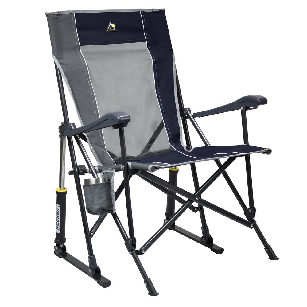 GCI Outdoor Roadtrip Rocker Collapsible Rocking Chair & Outdoor Camping Chair. Picture 1