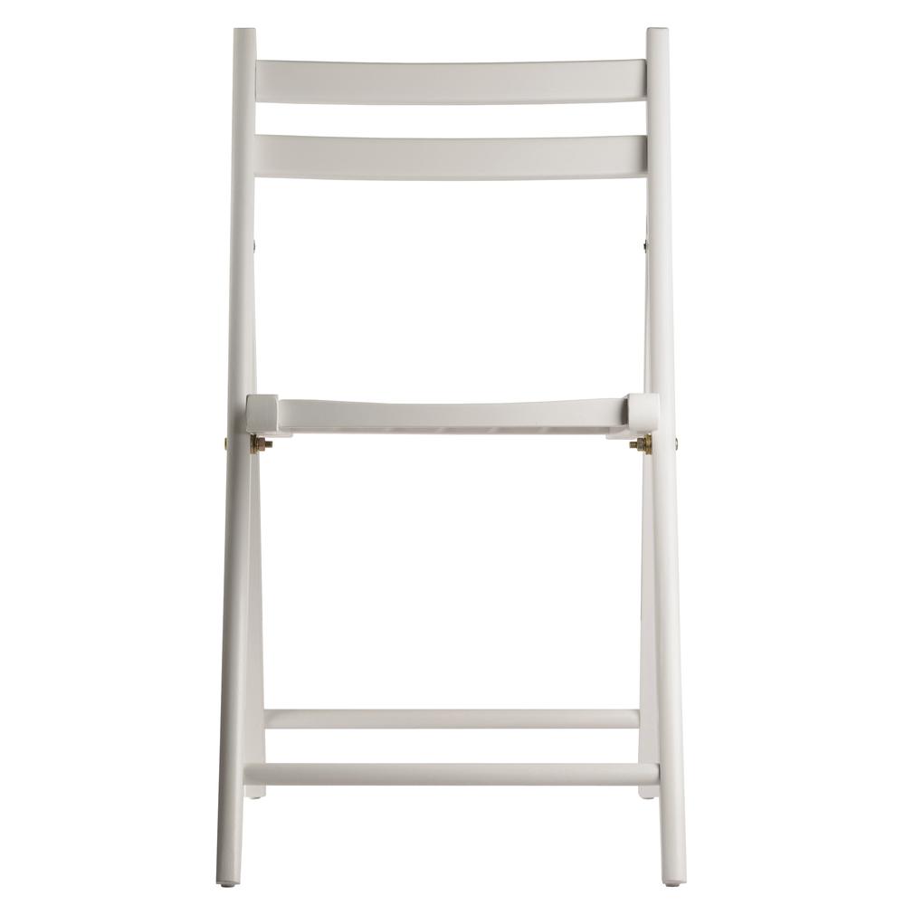 Robin 4-PC Folding Chair Set, White. Picture 3