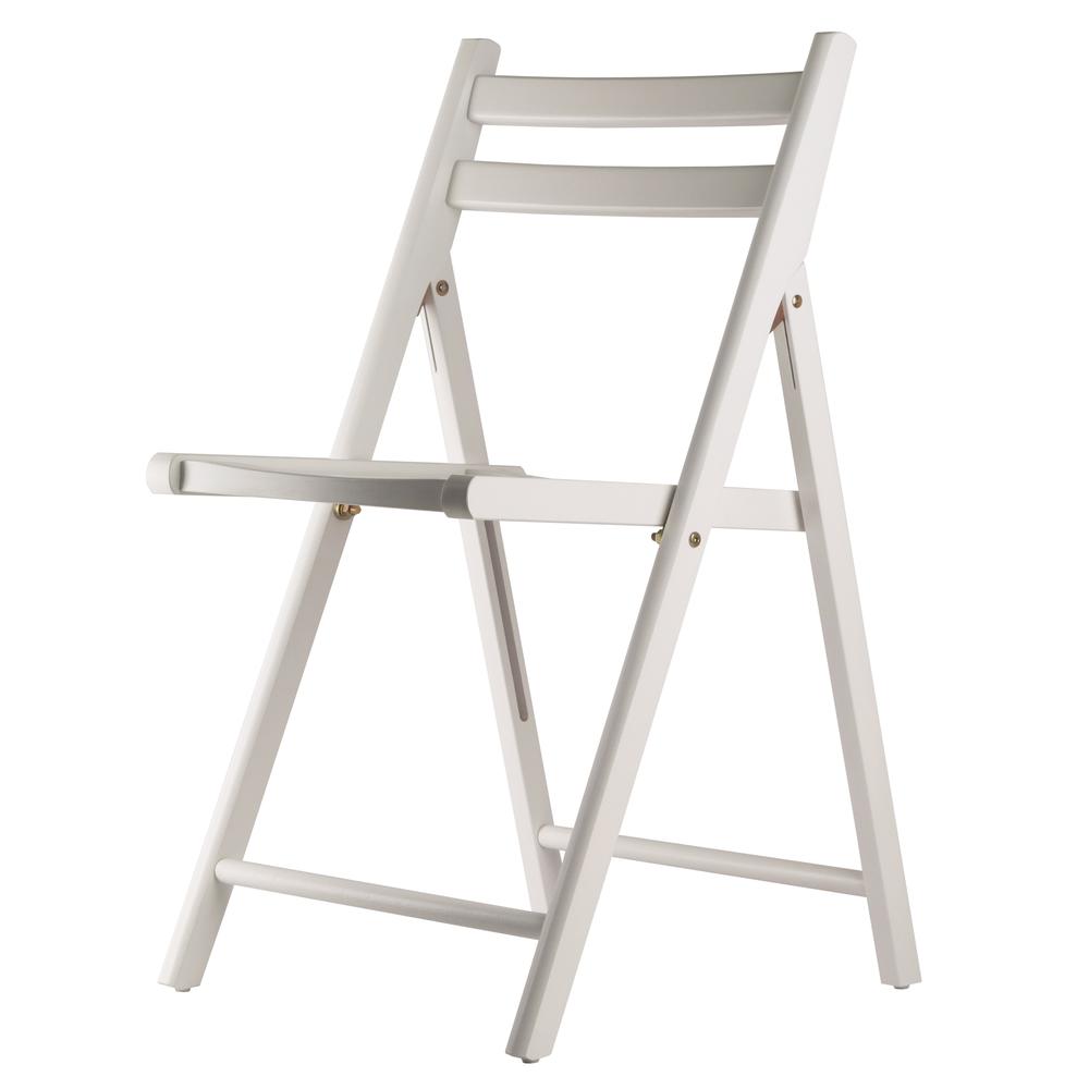 Robin 4-PC Folding Chair Set, White. Picture 6