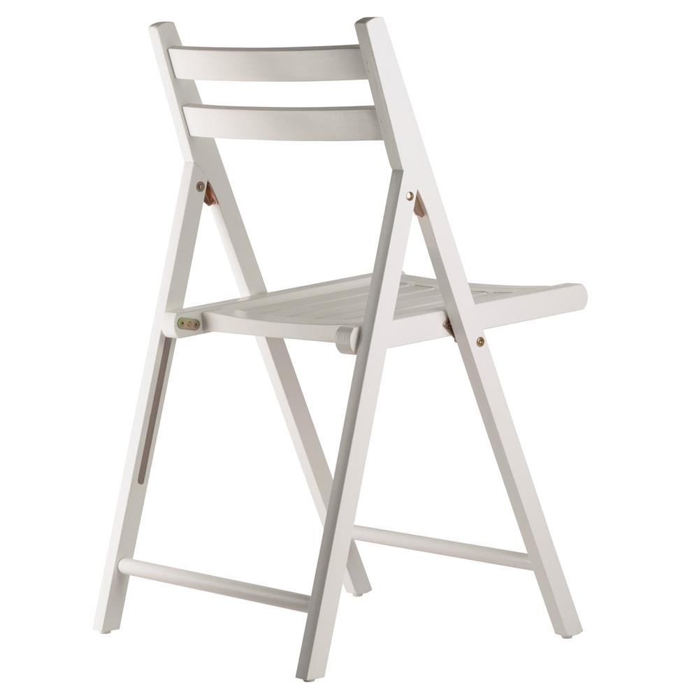 Robin 4-PC Folding Chair Set, White. Picture 7