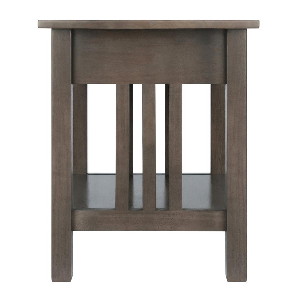 Stafford End Table, Oyster Gray. Picture 4