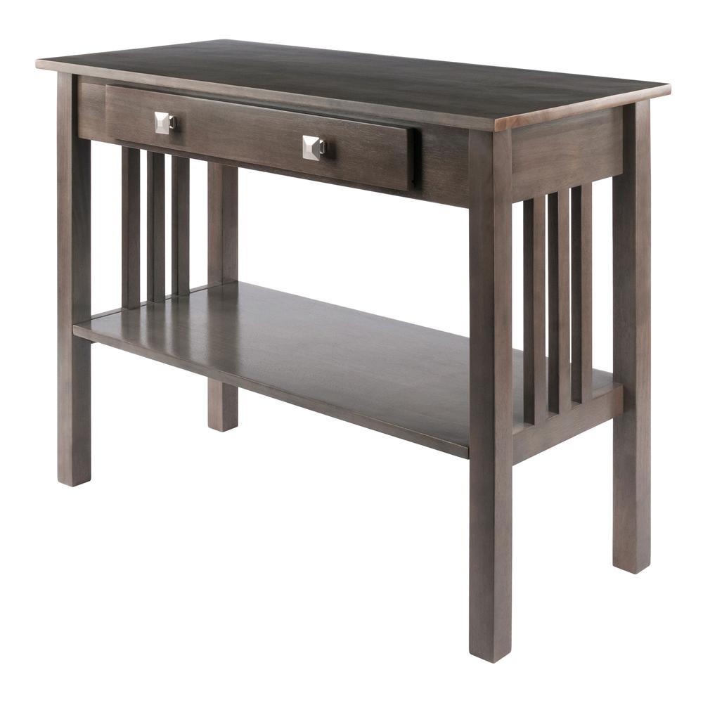 Stafford Console Hall Table, Oyster Gray. Picture 1