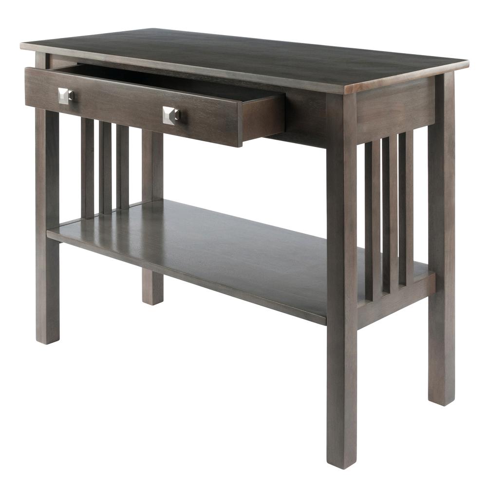 Stafford Console Hall Table, Oyster Gray. Picture 2