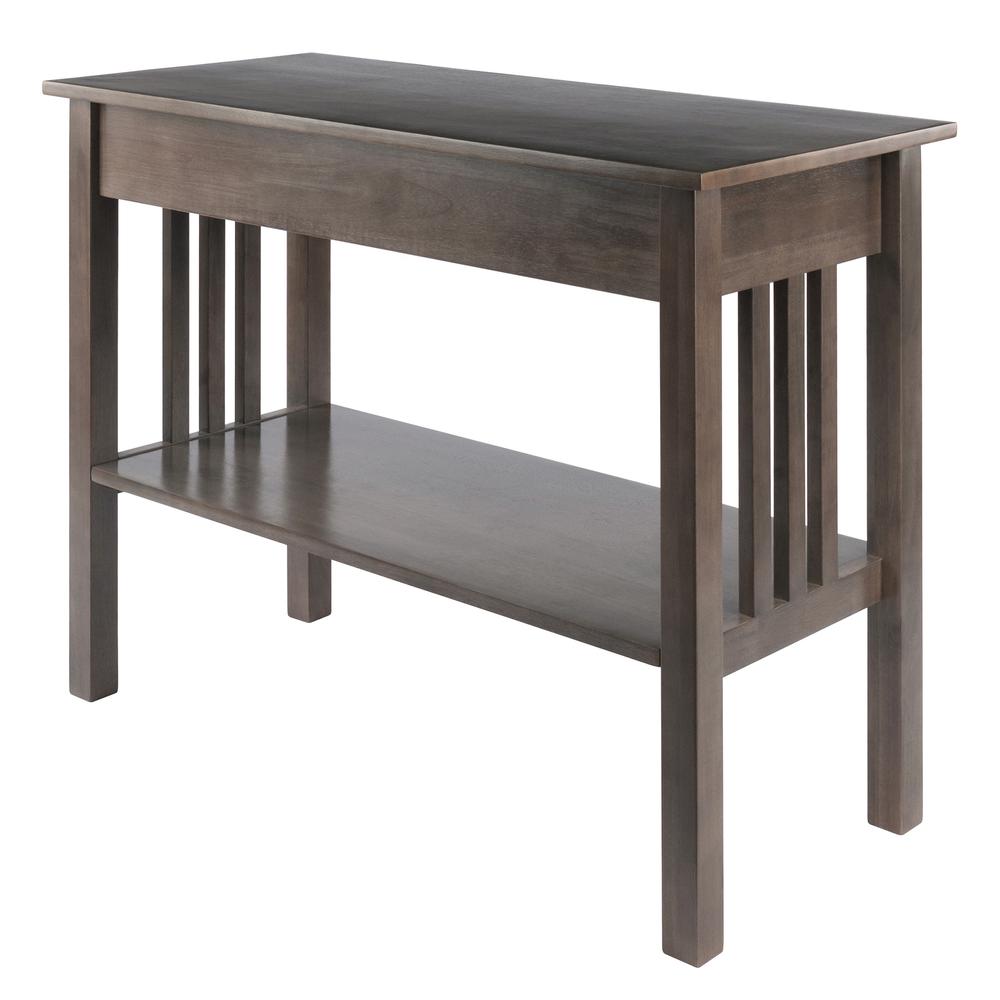 Stafford Console Hall Table, Oyster Gray. Picture 6