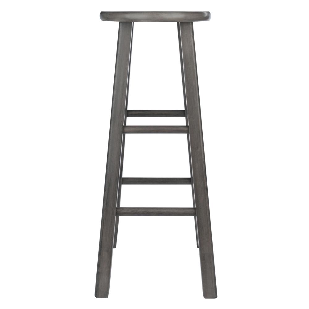 Ivy Bar Stool, 29", Rustic Gray Finish. Picture 3