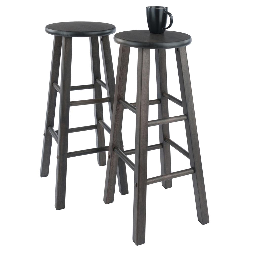 Element Bar Stools, 2-Pc Set, Oyster Gray. Picture 5