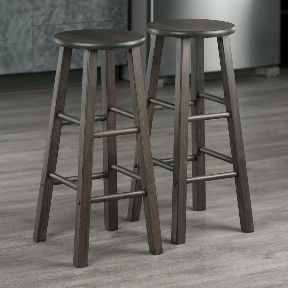 Element Bar Stools, 2-Pc Set, Oyster Gray. Picture 6