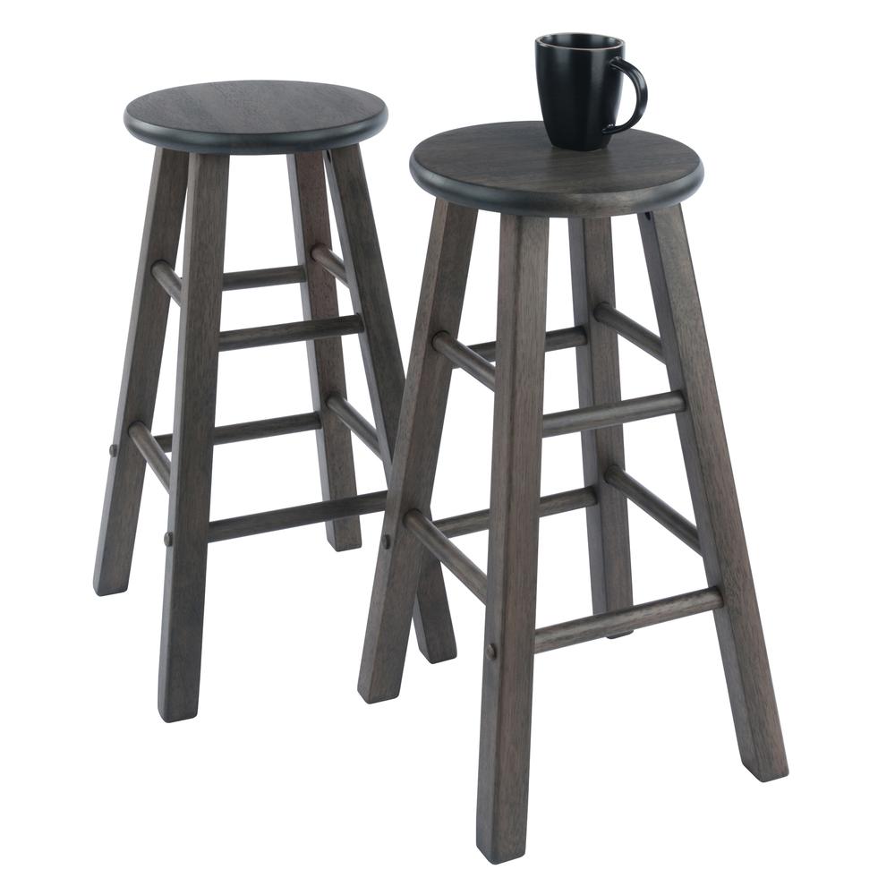 Element Counter Stools, 2-Pc Set, Oyster Gray. Picture 5