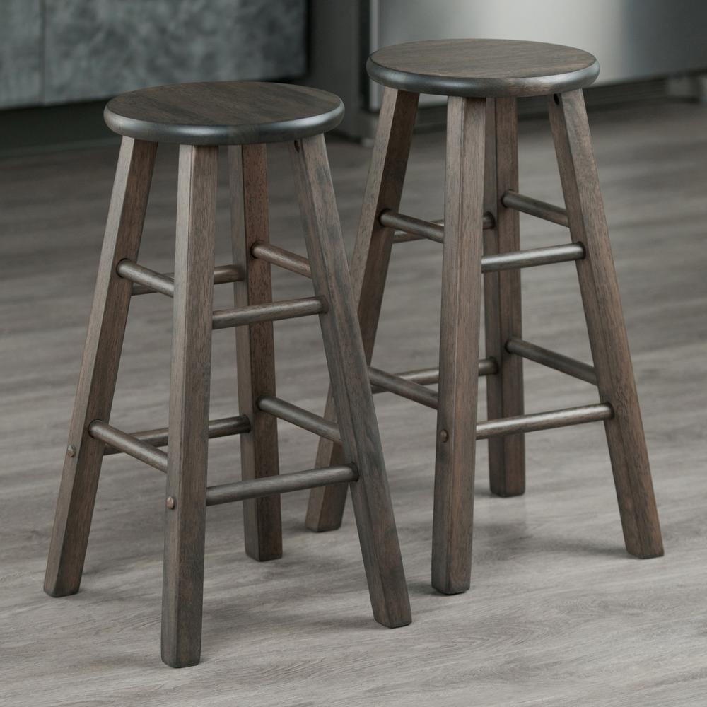 Element Counter Stools, 2-Pc Set, Oyster Gray. Picture 6