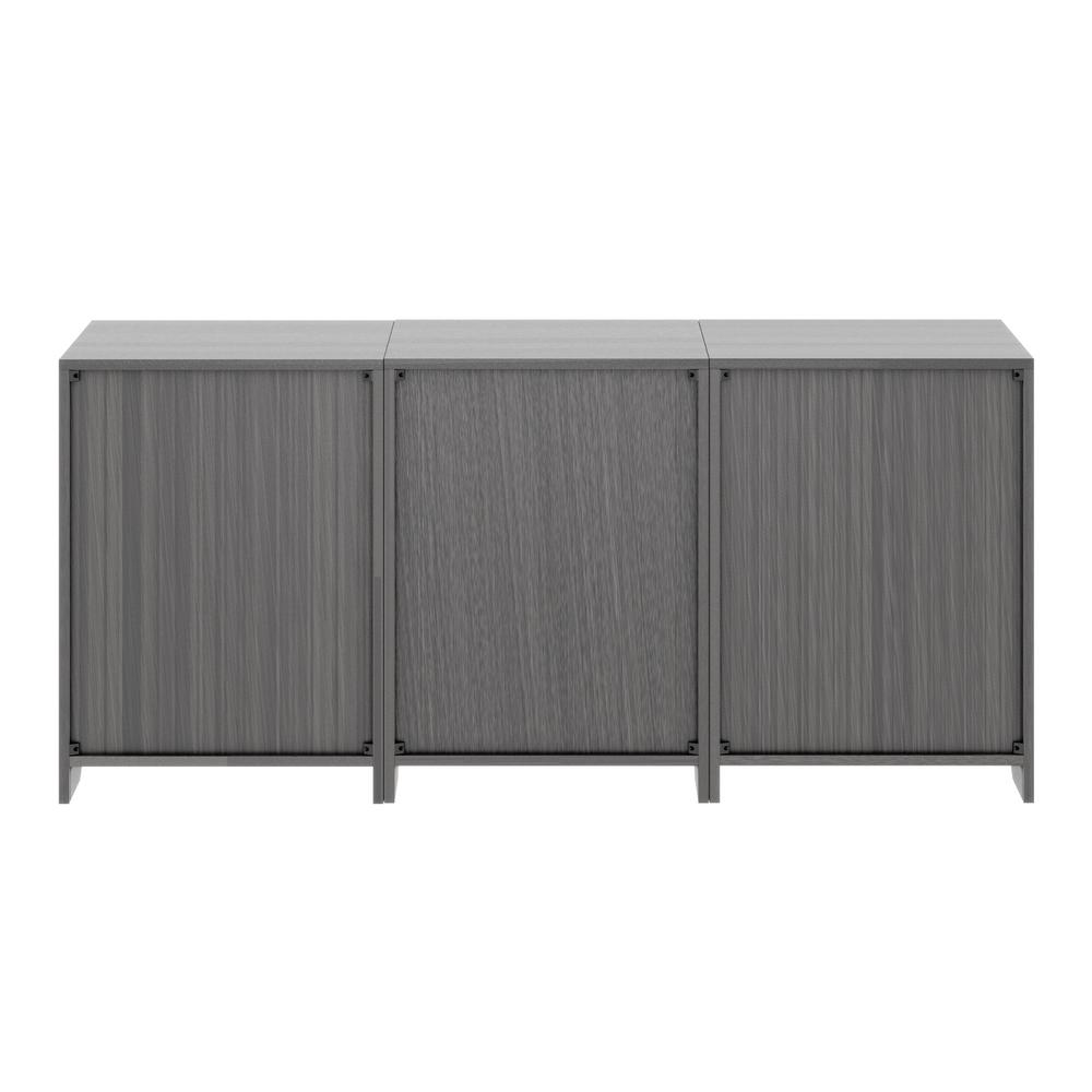 Nova 3-Pc Storage Cabinet Set, Charcoal. Picture 4