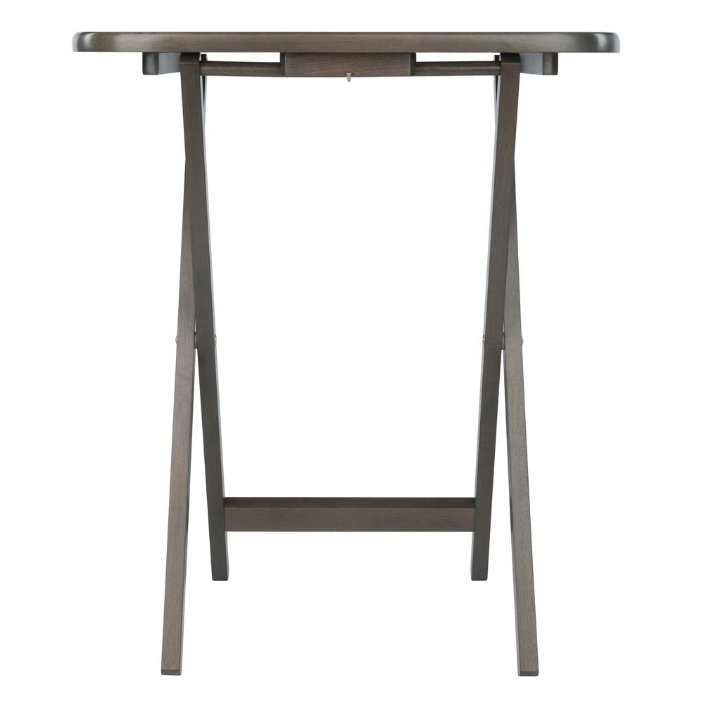 Lucca 5-Pc Snack Table Set, Oyster Gray. Picture 6