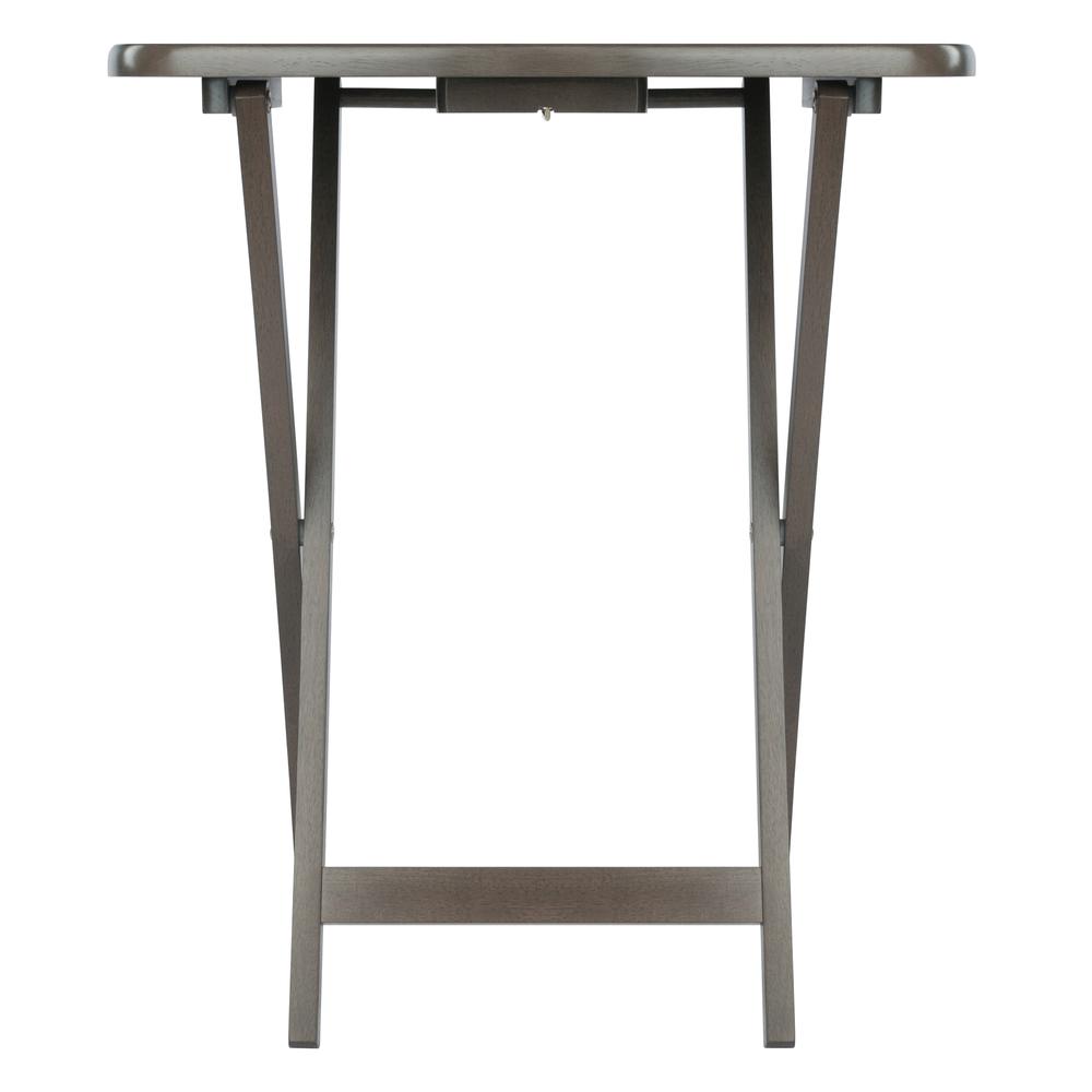 Lucca 5-Pc Snack Table Set, Oyster Gray. Picture 8