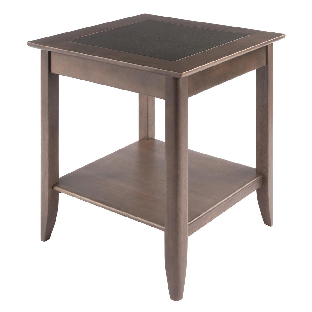 Santino End Table, Oyster Gray. Picture 5