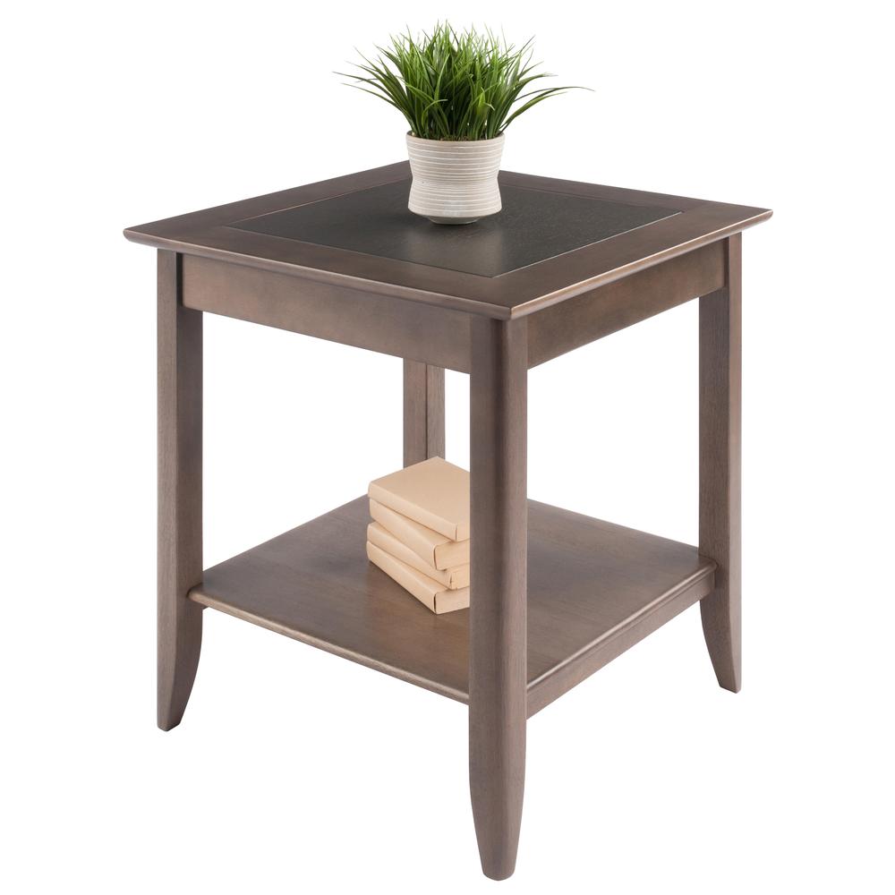 Santino End Table, Oyster Gray. Picture 6