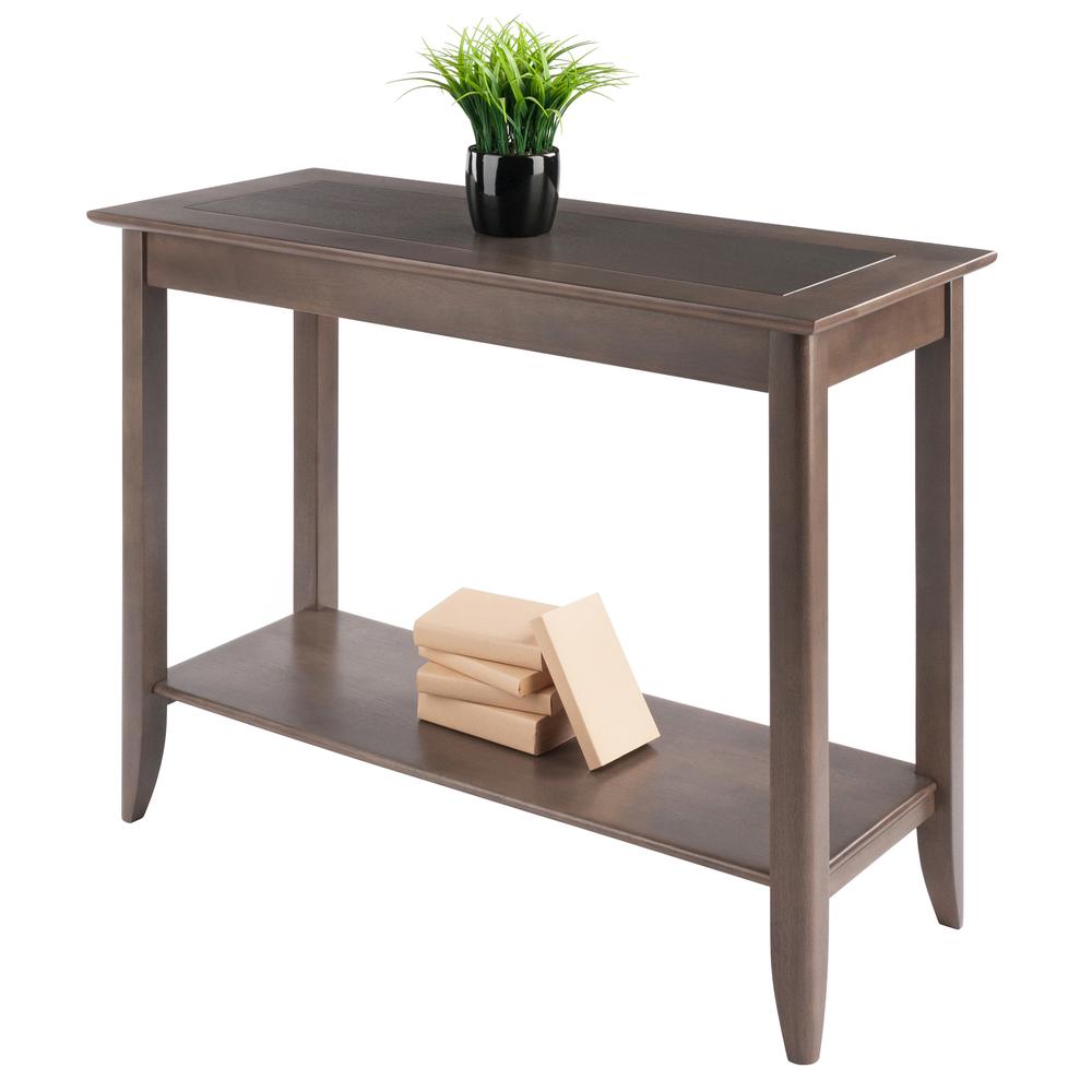 Santino Console Hall Table, Oyster Gray. Picture 6