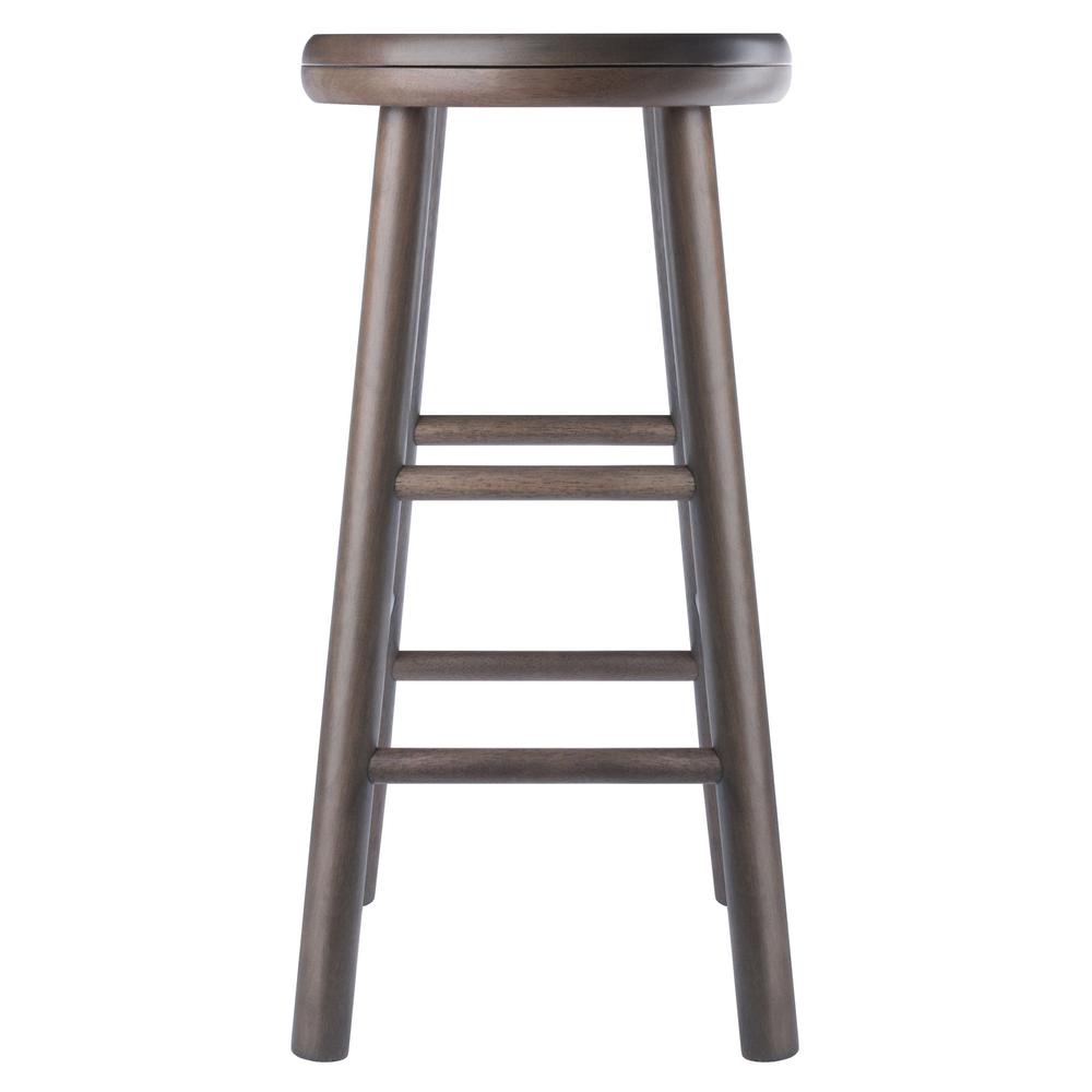 Shelby 2-Pc Swivel Seat Counter Stool Set, Oyster Gray. Picture 4