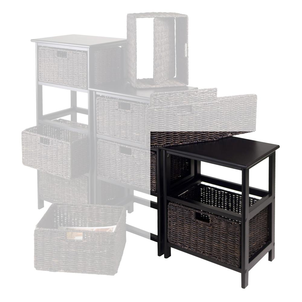 Omaha Storage Rack with 2 Foldable Baskets. Picture 2