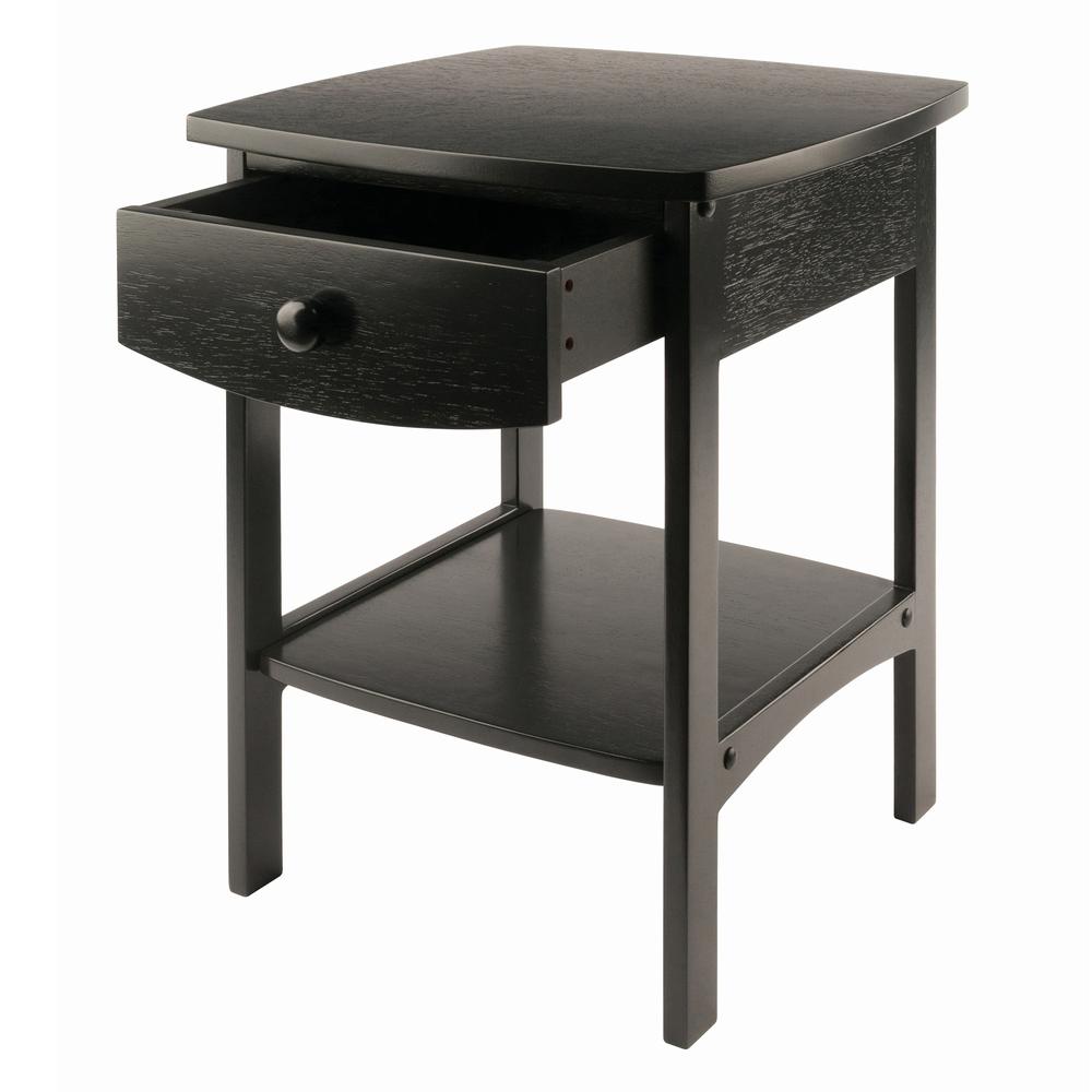 Claire Accent Table Black Finish. Picture 2