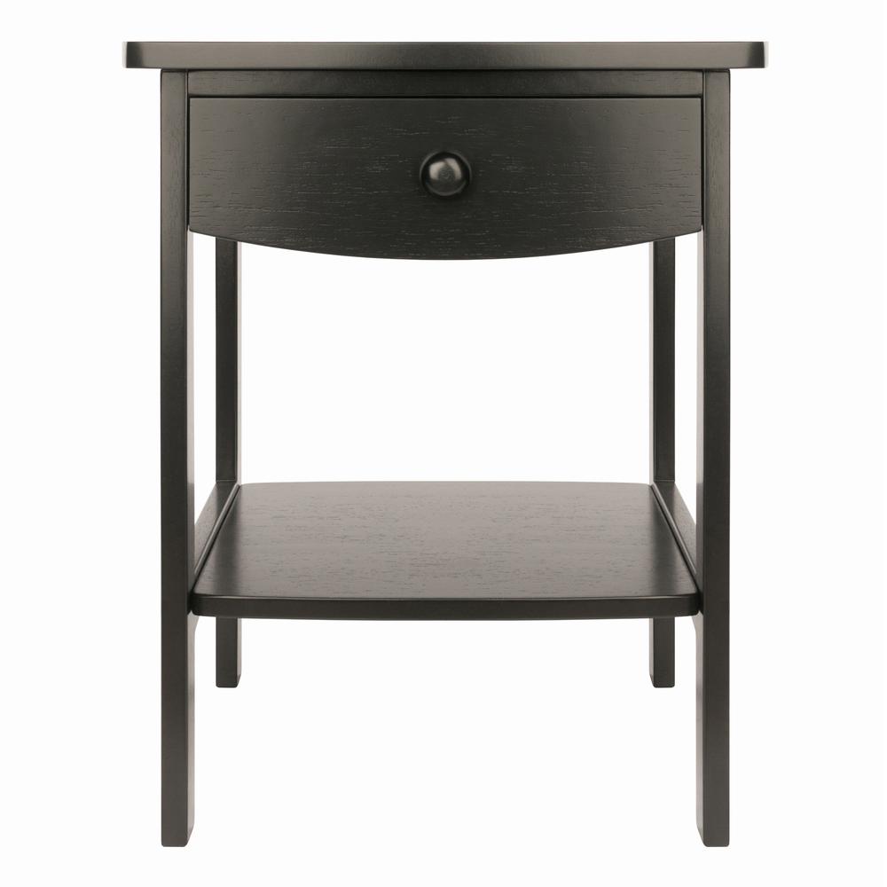 Claire Accent Table Black Finish. Picture 3